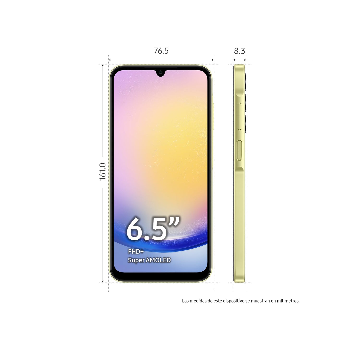 Samsung Galaxy A25 5G 256 GB con Funda - Móvil Android, Smartphone Libre, Carga Rápida, Cámara 50 MP, Negro (Versión Española)