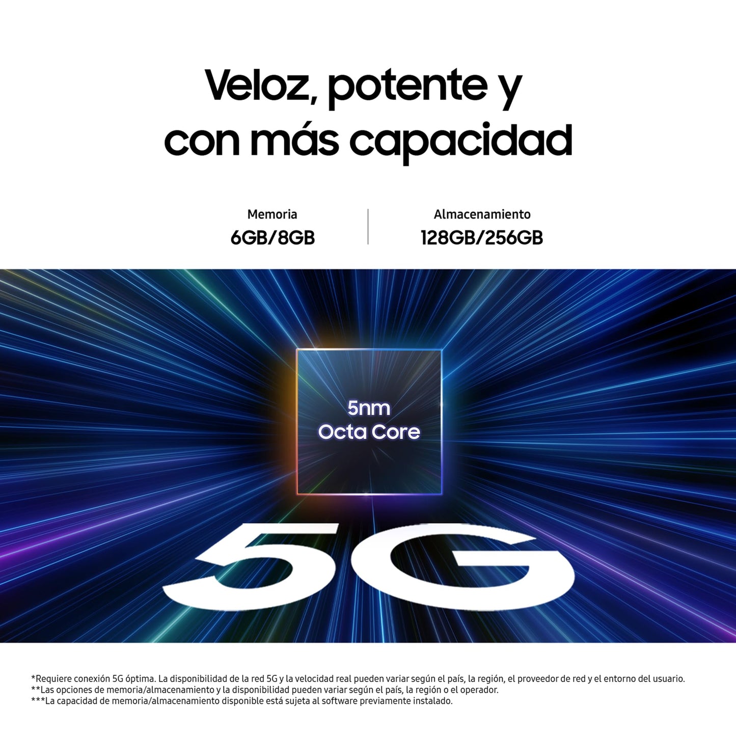 Samsung Galaxy A25 5G 256 GB con Funda - Móvil Android, Smartphone Libre, Carga Rápida, Cámara 50 MP, Negro (Versión Española)